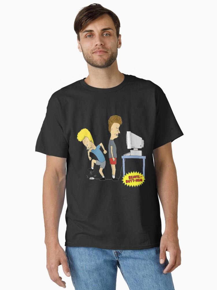 Beavis and Butt Head Couple beavis butthead cannot use computer Classic Unisex T-Shirt