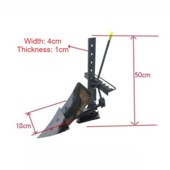 Сельскохозяйственные принадлежности для микрообработки почвы Простой сошник для небольших борозд Двусторонний плуг Регулируемый культиватор