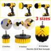 3 Sizes Electric Drill Cleaning Brush Bathroom Surfaces Tub Shower Tile and Grout All Purpose Power Scrubber Cleaning Kit