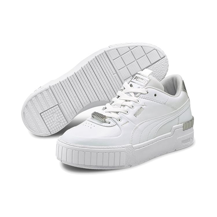 Puma Кроссовки Cali Sport Metallic Белые Унисекс 375050-01