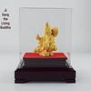Флокированная Золотая Песочная Фигурка Будды Укрощающего Драконов Цзи Гун - Мирный Архат Домашнее Украшение