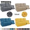 Velvet Stretch Sofa Cover Elastic Recliner Non-slip Furniture Chair Cover Protector Recliner Armchair Cover Home Decor