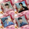 Korean S-Song K-Kang Pillow Case Soft Plush Fabric Double-Sided Printed Cushion Cover Warm Winter Sofa Pillow Case