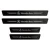 WAK3   1/4/5Pcs Carbon Fiber Car Door Sill Protector Stickers For Mercedes Benz CLS A200 GLK CLK A260 GLC Interior Mouldings MKTTZ-BENN
