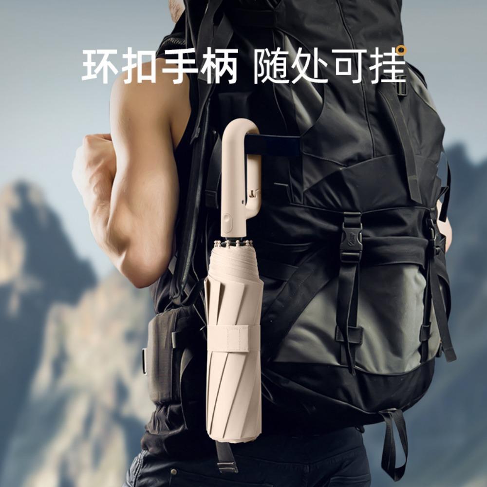 Fully Automatic Buckle Sunny and Rainy Umbrella Purpose Sunscreen UV Protection Folding Umbrella Advanced Sun Umbrella