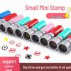 Small Round Teacher Stamp: Five-Pointed Star Design for Encouragement and Quality Control