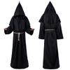 Wizard Costume Cosplay Medieval Monk Friar Robe Priest Costume Ancient Clothing Christian Suit