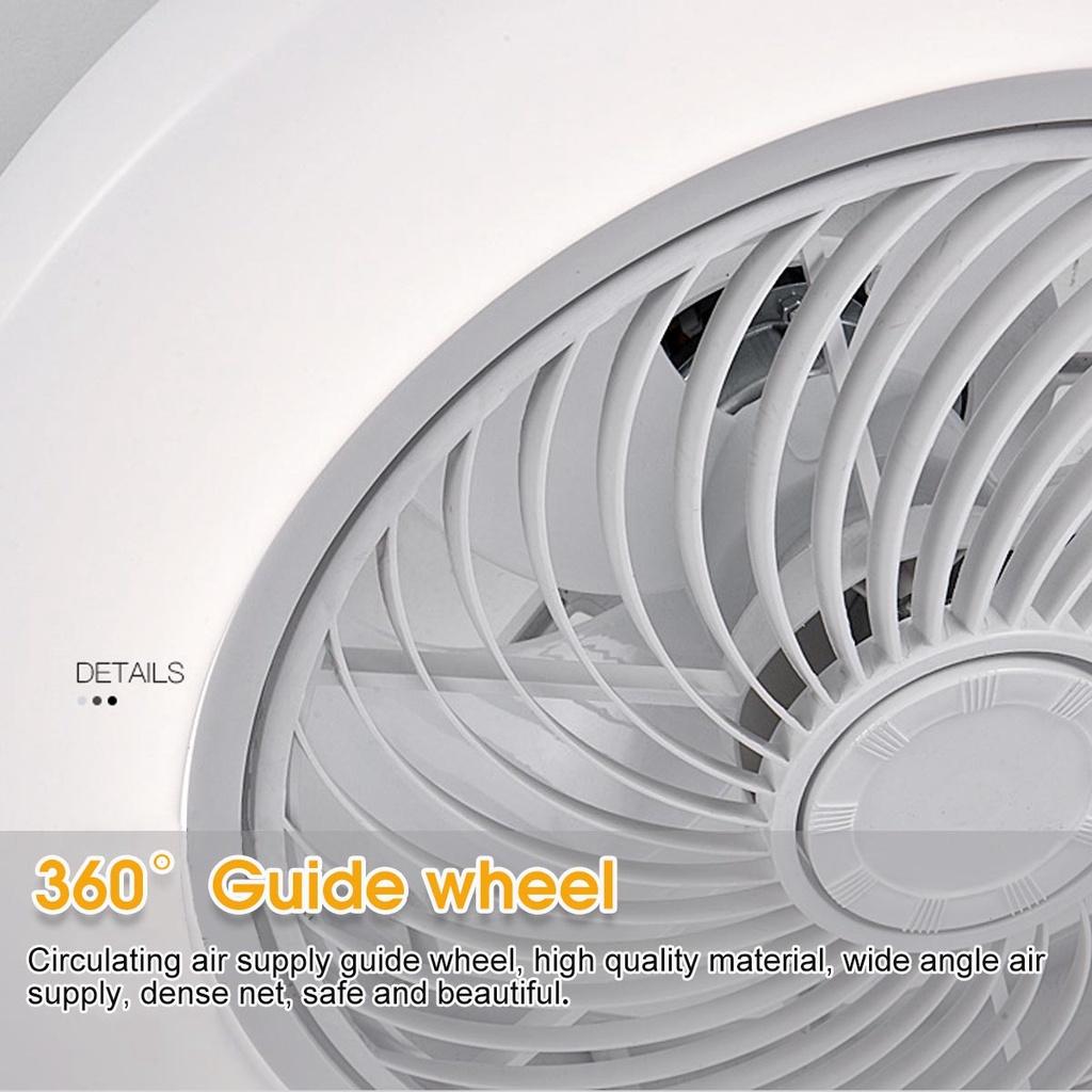 52 см умный потолочный вентилятор с подсветкой, регулируемая скорость, пульт дистанционного управления, вентиляционная лампа, светодиодный потолочный светильник для спальни, гостиной