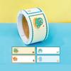 60Pcs/Roll Cartoon Name Sticker Self-adhesive Tag Sticker Portable Labels Sticker