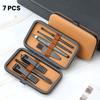Luxury Nail Clipper Set - Stainless Steel Manicure Pedicure Kit in Case. Perfect Travel Gift for Men & Women.