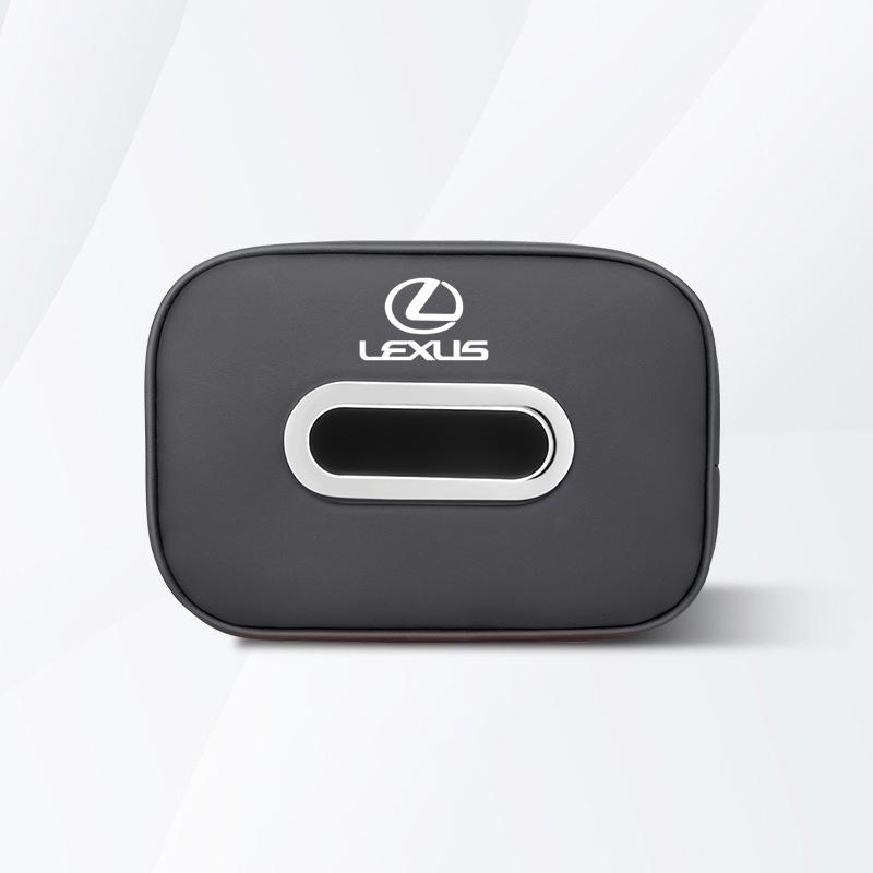Car Tissue Box Quality Leather Auto Paper Towel Storage Bag For Lexus F-SPORT ES RX NX LS UX LM LX GX LC RZ IS CT GS RC HS SC