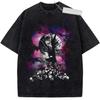 Death Note Vintage Loose Washed Tshirt personality Clothes Suitable for all seasons Retro Fashion Streetwear Trendy Couples tee