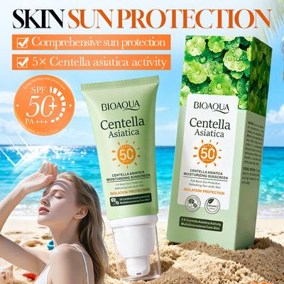 Солнцезащитный крем для лица с Центеллой Азиатской SPF50 PA+++ Увлажняющий Защита от УФ-лучей 50г