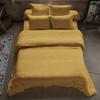 Duvet Cover 200x200 Cm In Safran Cotton Gauze