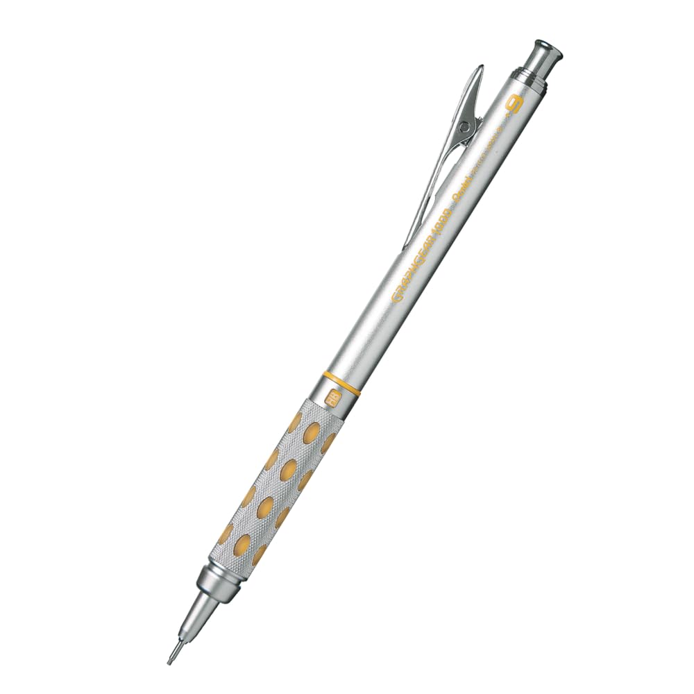 PENTEL Механический карандаш GraphGear 1000 PG1019 Серебристый 0.9 мм