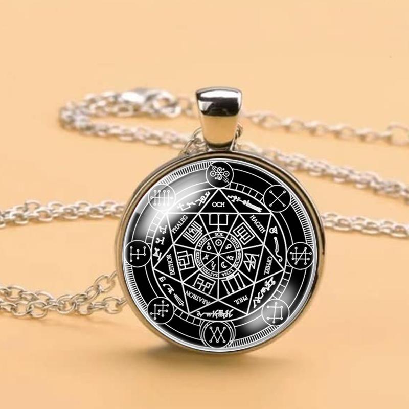 Ожерелье с подвеской «Семь 7 архангелов» и печатью, золотые украшения