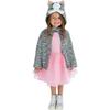 Childrens/Kids Deluxe Kitten Plush Cape