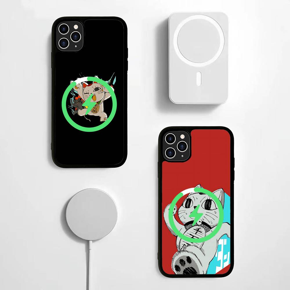 FUNNY DAN DA DAN For Magsafe Magnetic Phone Case Wireless PC+TPU For iPhone 11 12 13 14 15 16 17 Pro Max Plus