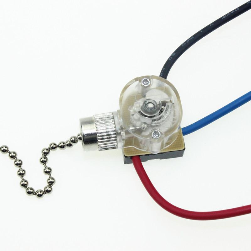 Replacement 3Wire Beads Chain Wall Light Fan Ceiling Switch Pull Cord String