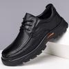 Fashion Genuine Leather Mens Casual Shoes Spring Breathable Soft Bottom Men Dress Shoes High Quality Non-Slip Mens Business Shoes