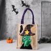 Halloween Gift Non-woven Handbag Cartoon Pumpkin Witch Black Cat Candy Bag Ghost Festival Supplies Happy Halloween Day Decor