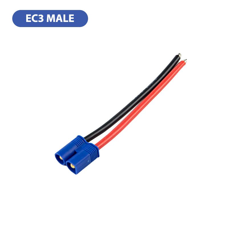 EC2/EC3/EC5 Male Female Connector Pigtail Cable Silicone Wire RC Lipo Battery Wholesale