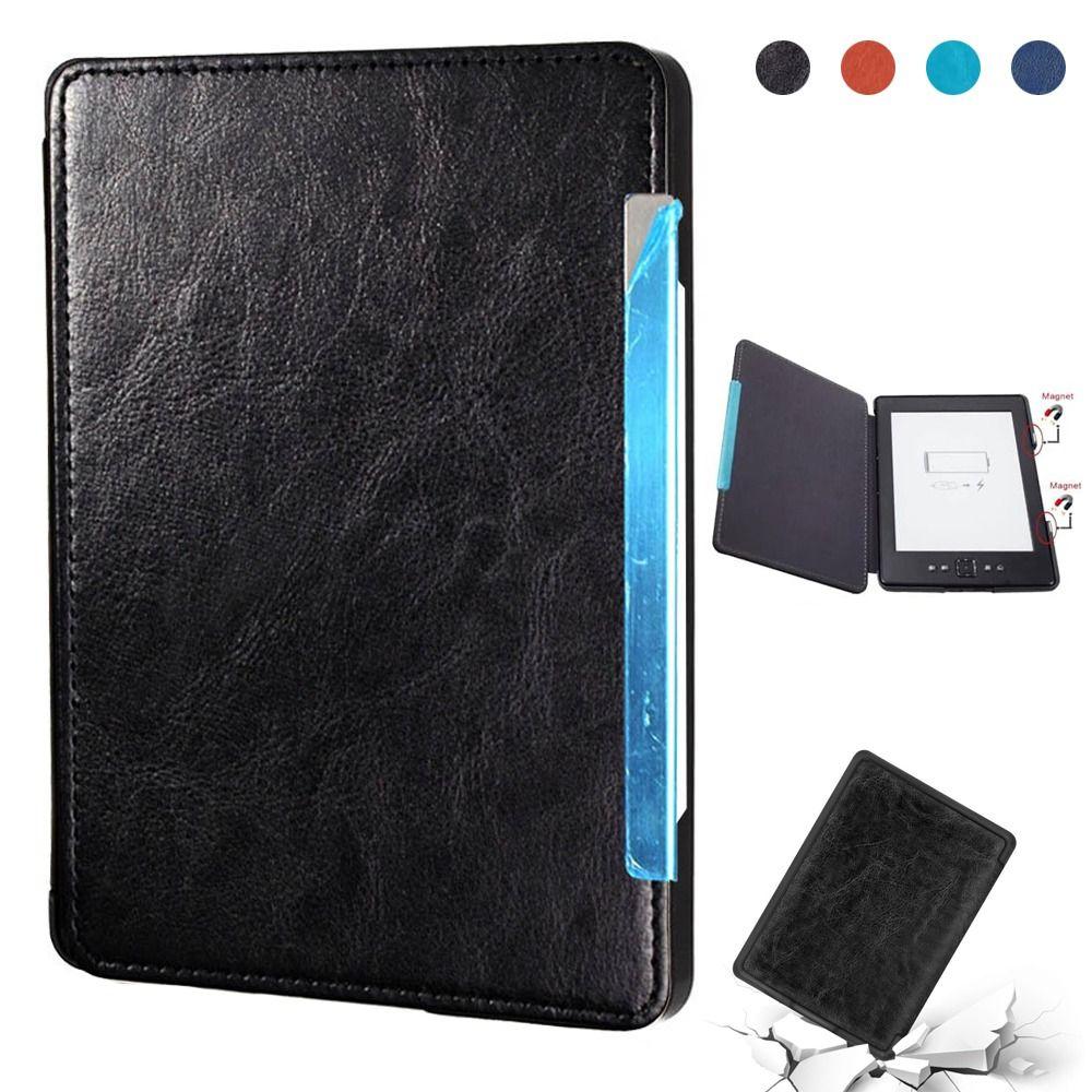 PU Leather Folio Cover Flip Shell for Kindle 5/4th Gen (Model:D01100) 2011 e-Reader