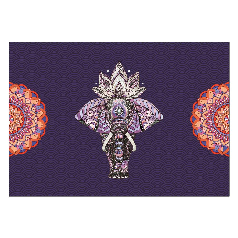 Нескользящий коврик для ванной, мягкий ковер для декора гостиной, спальни, ковер для детской комнаты, ковер в стиле бохо с рисунком мандалы