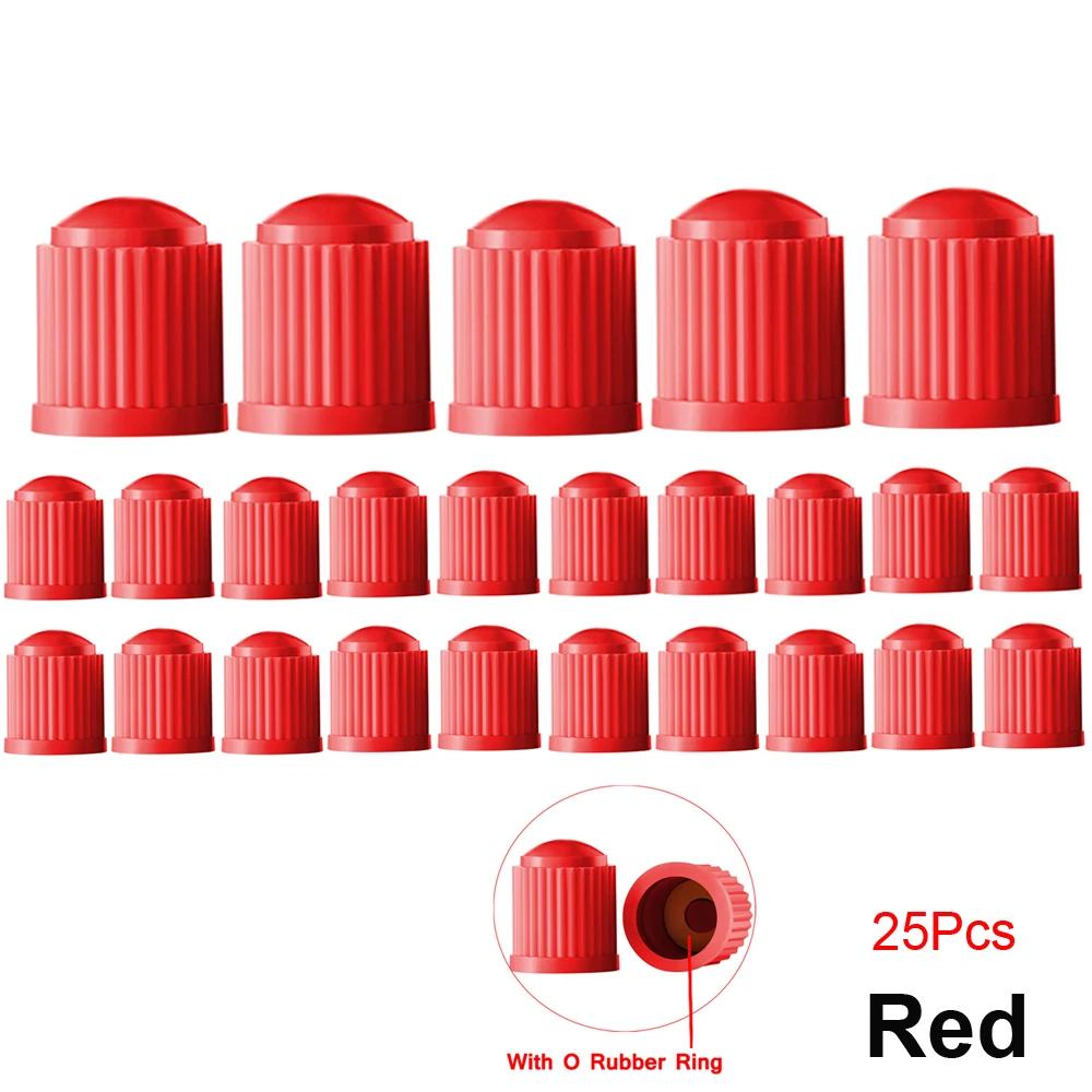 10-100Pcs Tire Valve Caps, Plastic Car Tire Stem Dust Covers Universal Valve Caps For Cars, Bicycle, Trucks, Motorcycles