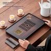 Gianxi Tea Tray 2025 New Home Small Water Storage Tea Table Tea Tray Bamboo Tea Sea Light Luxury Dry Brewing Table Tea Tray
