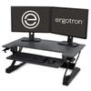 Ergotron Height Adjustable for Both Sitting and Width 95cm X Depth 69cm WorkFit-TL Desk, Standing, (maximum Part), Black, 33-406-085