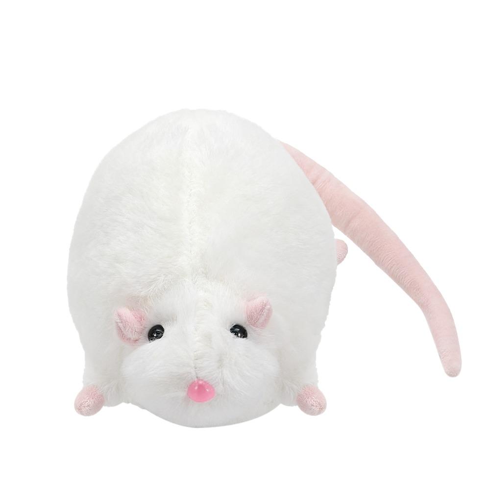 Plush Flower Branch Rat Doll Cartoon Animal Figure Cute Mouse Doll Kids Gift Birthday
