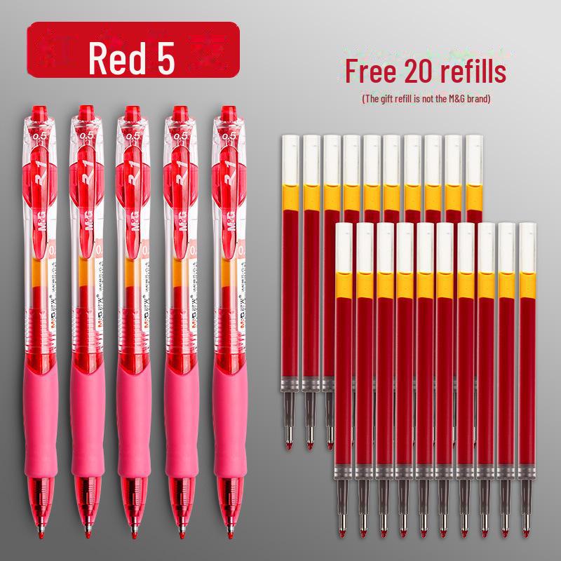 Студенческий экзамен 0,5 мм гелевая ручка с черным углеродным покрытием, шариковая ручка, ручка для подписи