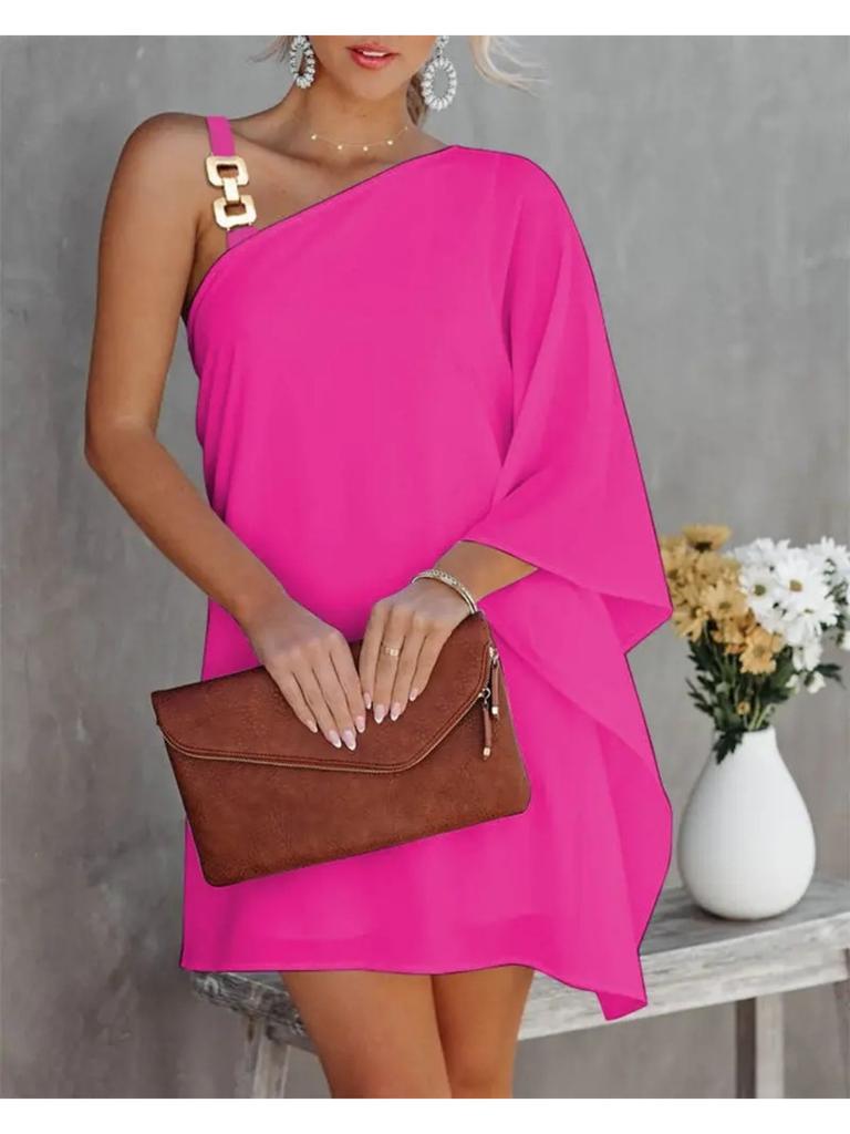 Платье с цветочным принтом на одно плечо, облегающее талию, элегантное платье на бретельках для женщин, свободные платья без рукавов, повседневное платье с открытой спиной