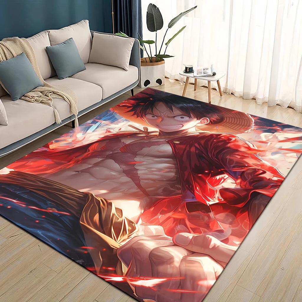 Cartoon 3D One Piece-e Japan Anime Carpet Rug for Living Room Bedroom Home Sofa Decoration,Kids Play Non-slip Floor Mat