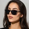 Fashion Square Sunglasses Woman Retro Brand Designer Shades Sun Glasses Female Black Vintage Cat Eye Driving