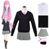 New Anime Shikimori's Not Just A Cutie Cosplay Micchon Shikimori Shirt Skirts Full Set JK School Kawaii Girls Daily Uniform Suit