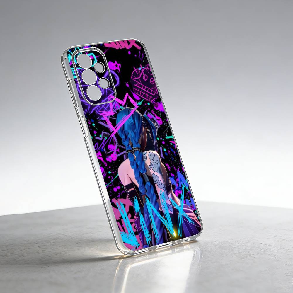A-Arcane горячая игра J-JinXs Чехол для телефона для Samsung S25,S24,S21,S22,S23,S30,Ultra,S20,Plus,Fe Прозрачный чехол