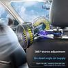 Автомобильный вентилятор охлаждения с вращающейся на 360 градусов двойной головкой, регулируемой скоростью, малошумный вентилятор для заднего сиденья, кондиционер, автозапчасти