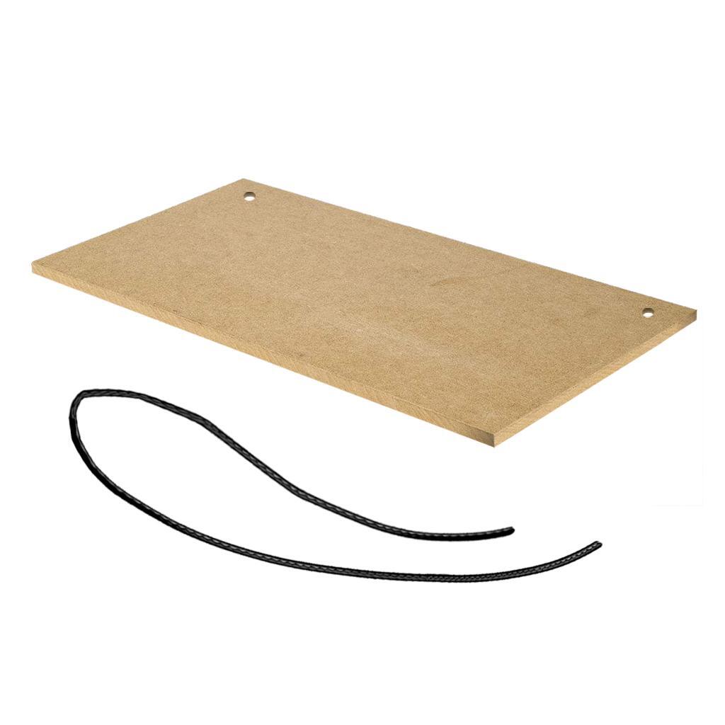 Vintage-inspired Wooden Wifi Password Hanging Sign Plaque Chalkboard for Home Hotel Look 20x10cm