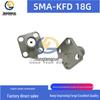 SMA Female RF Connector - Stainless Steel Four-Hole Flange, 18GHz