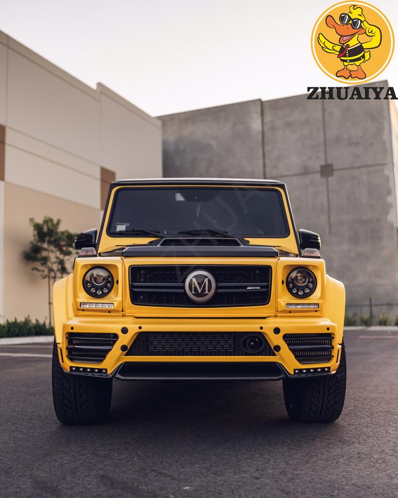 Yellow Electro-optical Metal Vinyl Wrap For Car Wrapping Covering Foil Air Bubble Free Low Tack Glue1.52*17M/Roll 5x56ft