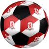 Middlesbrough FC Soccer Ball Colorful All Ages Machine Stitched PVC Competition Ready Durable High-Bounce.SIZE5