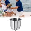 Подстаканник с дренажом, Удобный гладкий держатель для лодки, Нержавеющая сталь для RV
