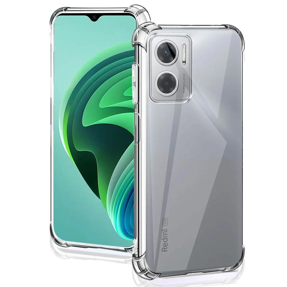For Xiaomi Redmi 10 5G Case Silicone Soft Shockproof Transparent Cover For Redmi 10 5G Clear Cases For Redmi 10 5G Funda Coque
