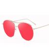 High-quality Womens Large Aviator Sunglasses With Sleek Metal Frame And Mirror Lens