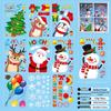 3D Christmas Snow Bear Window Clings - Cute Ice and Snow Bear Stickers for Glass