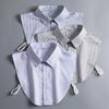 Men's Detachable Pure Cotton Shirt Collar for All-Season Business Wear