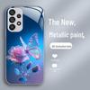 Жидкий универсальный чехол для телефона Samsung S9Plus/S10/S30/S11 с градиентом, бабочкой, цветком и розой