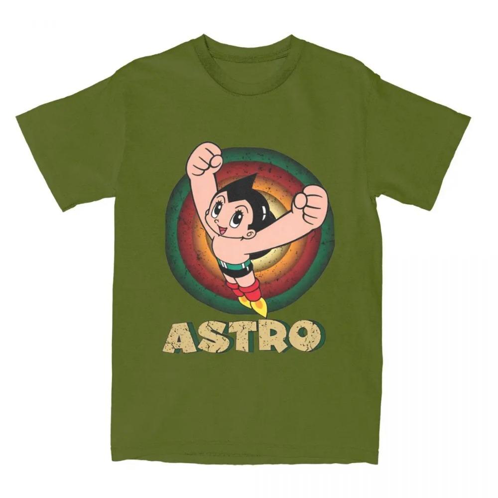 Новая Классическая Мультяшная Рубашка Astro Boy Одежда Манга Могучий Атом Астробой Одежда Мужчины Женщины Футболка Родитель Ребенок Взрослые Дети